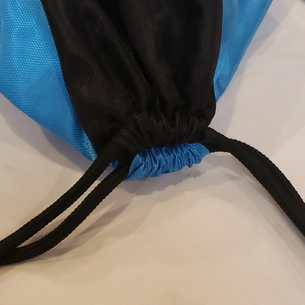 Adidas Drawstring Bag - Black & Blue Athletic Bag